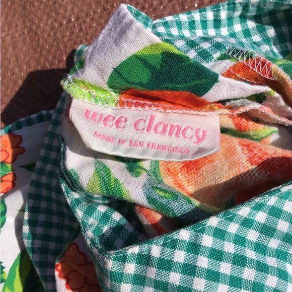 Peach pattern dress by Wee Clancy - Picture 4 of 4